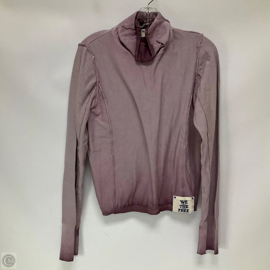 Top Long Sleeve By We The Free In Purple, Size: L