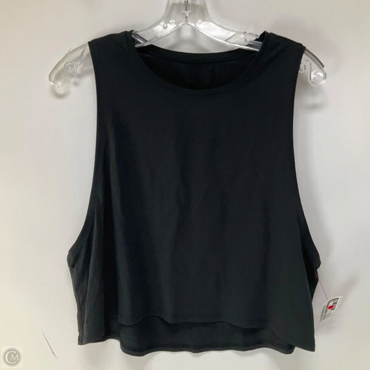 Athletic Tank Top By Lululemon In Black, Size: 12