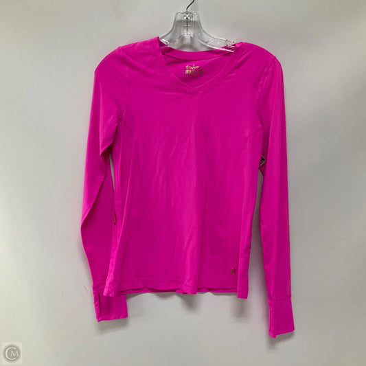 Top Long Sleeve Designer By Lilly Pulitzer In Pink, Size: Xs