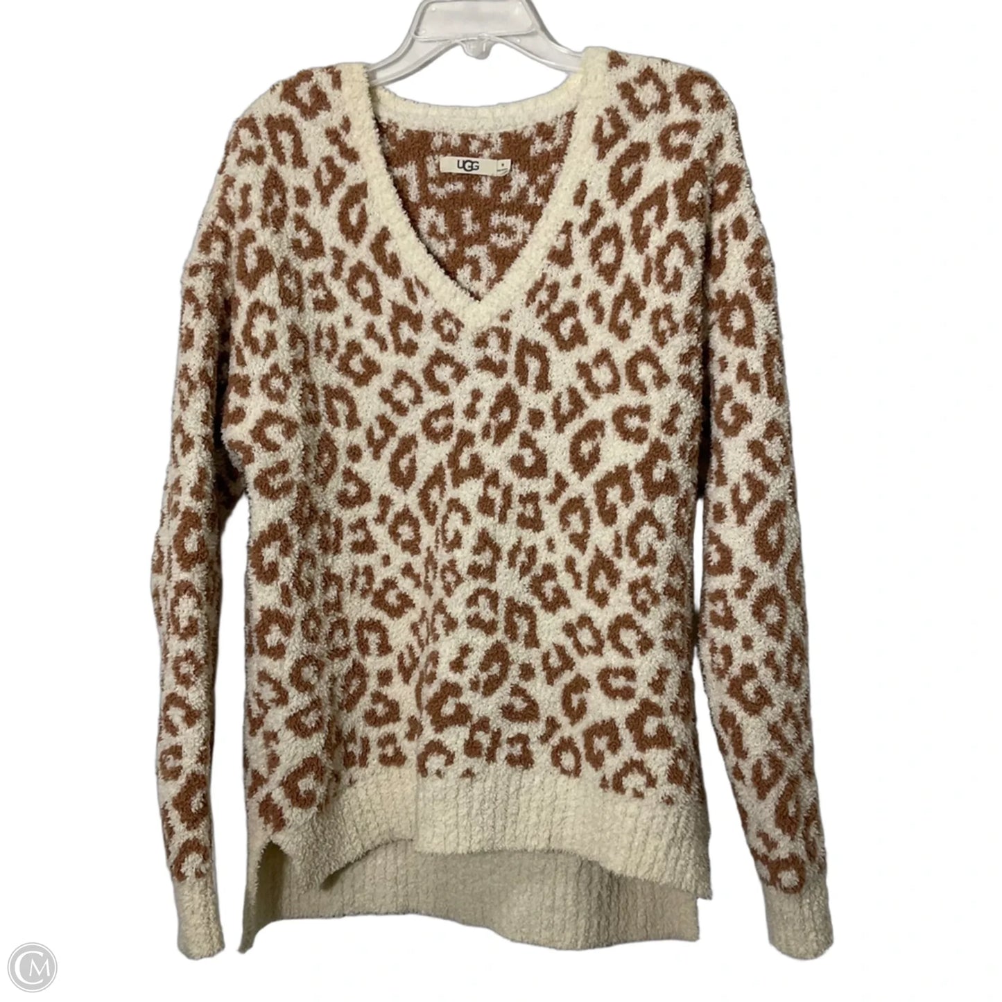 Sweater Designer By Ugg In Animal Print, Size: M