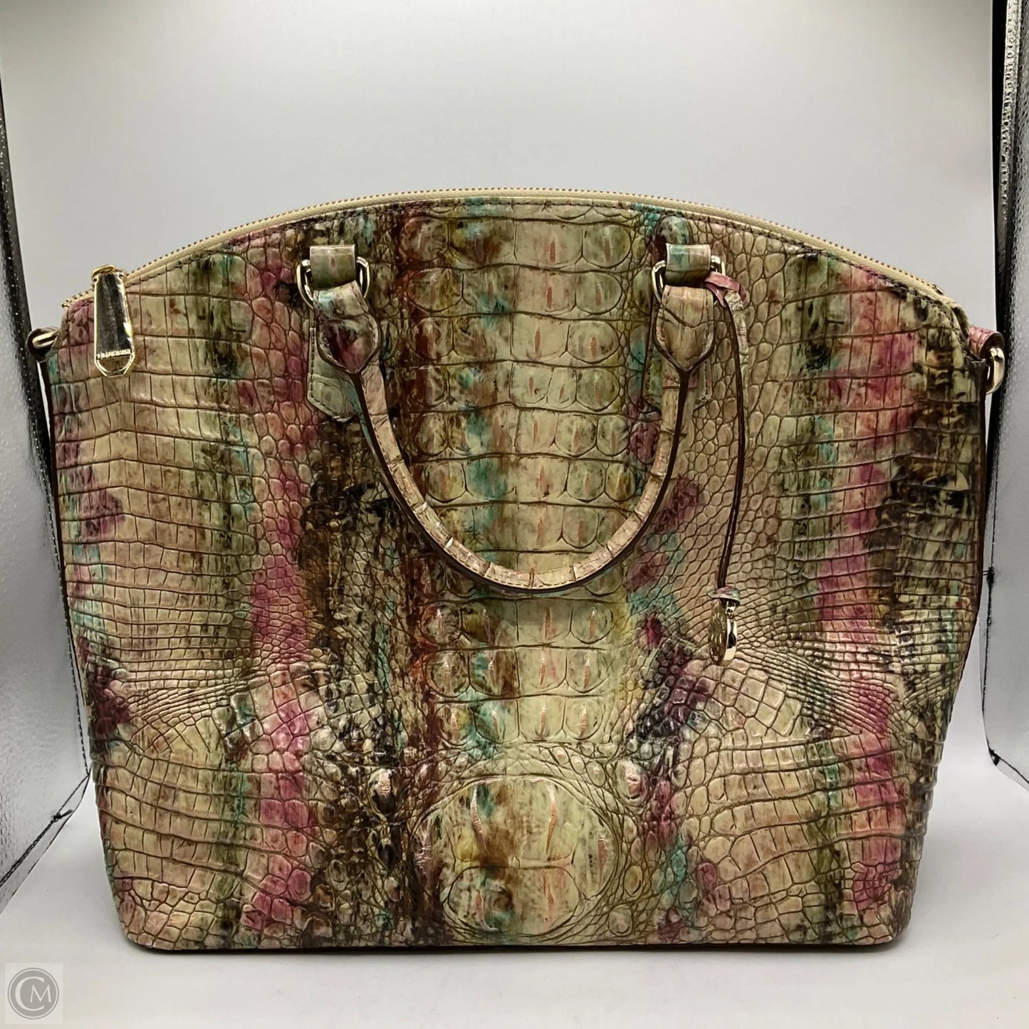 Handbag Designer By Brahmin, Size: Medium