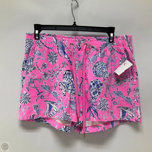Shorts Designer By Lilly Pulitzer In Blue & Pink, Size: S