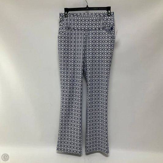Pants Designer By Lilly Pulitzer In Blue & White, Size: 0