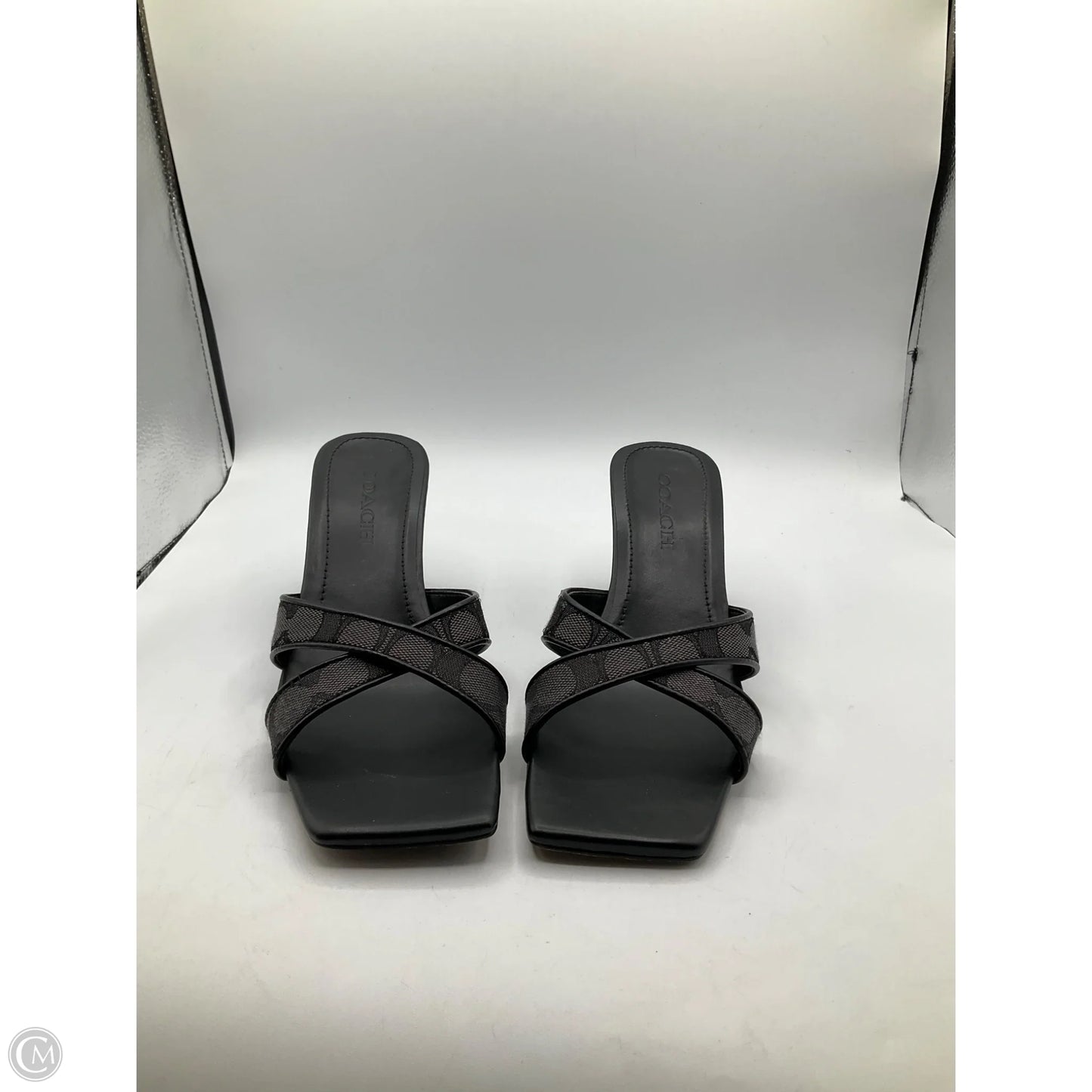 Sandals Designer By Coach In Black, Size: 8.5