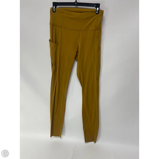 Athletic Leggings By Lululemon In Tan, Size: 6