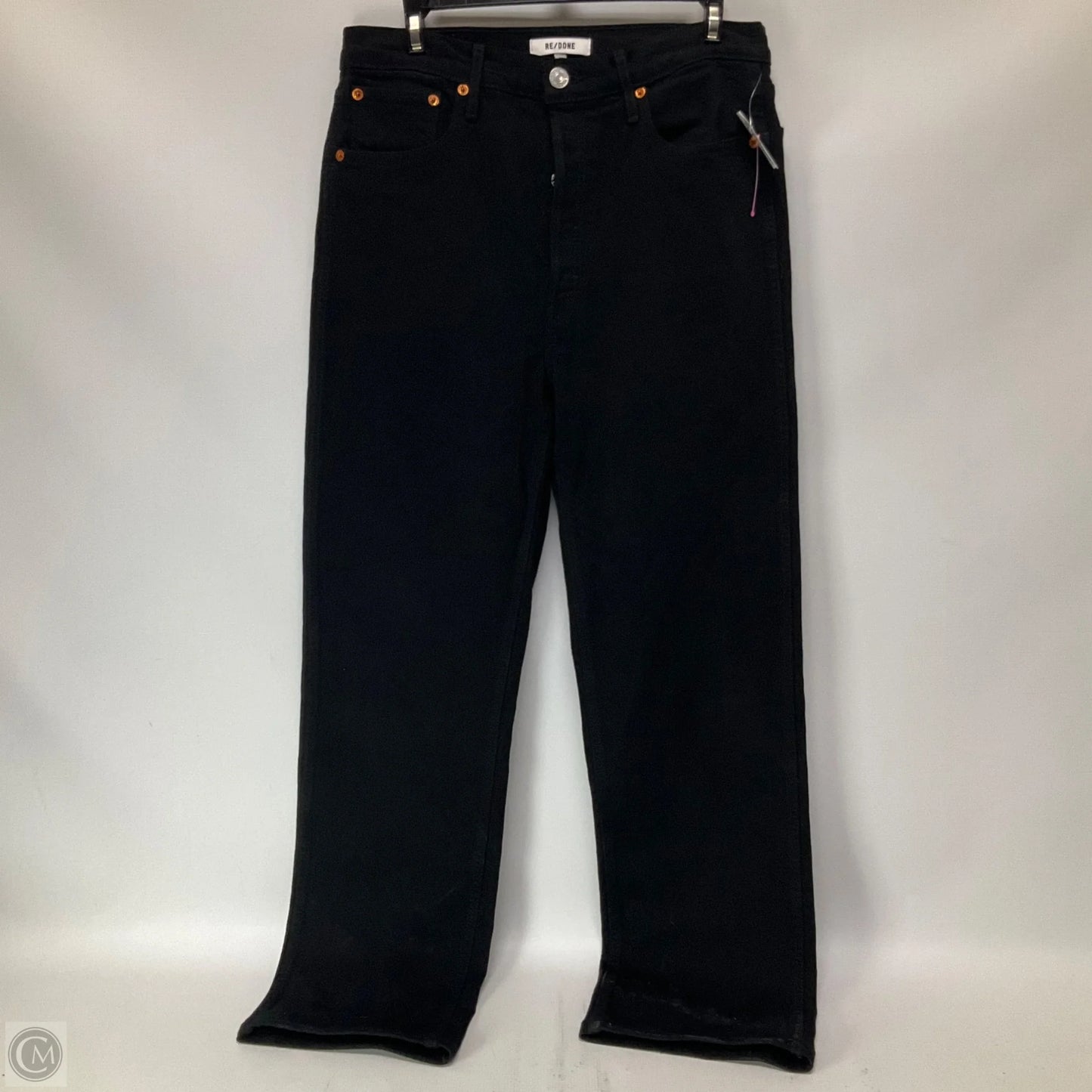 Jeans Straight By Cma In Black Denim, Size: 8