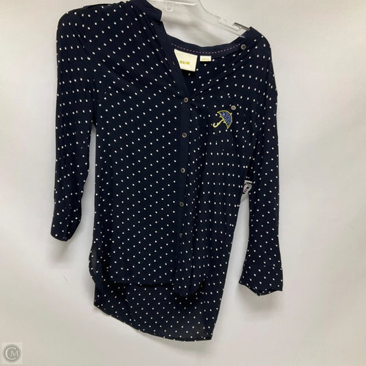 Top 3/4 Sleeve By Maeve In Polkadot Pattern, Size: Xs
