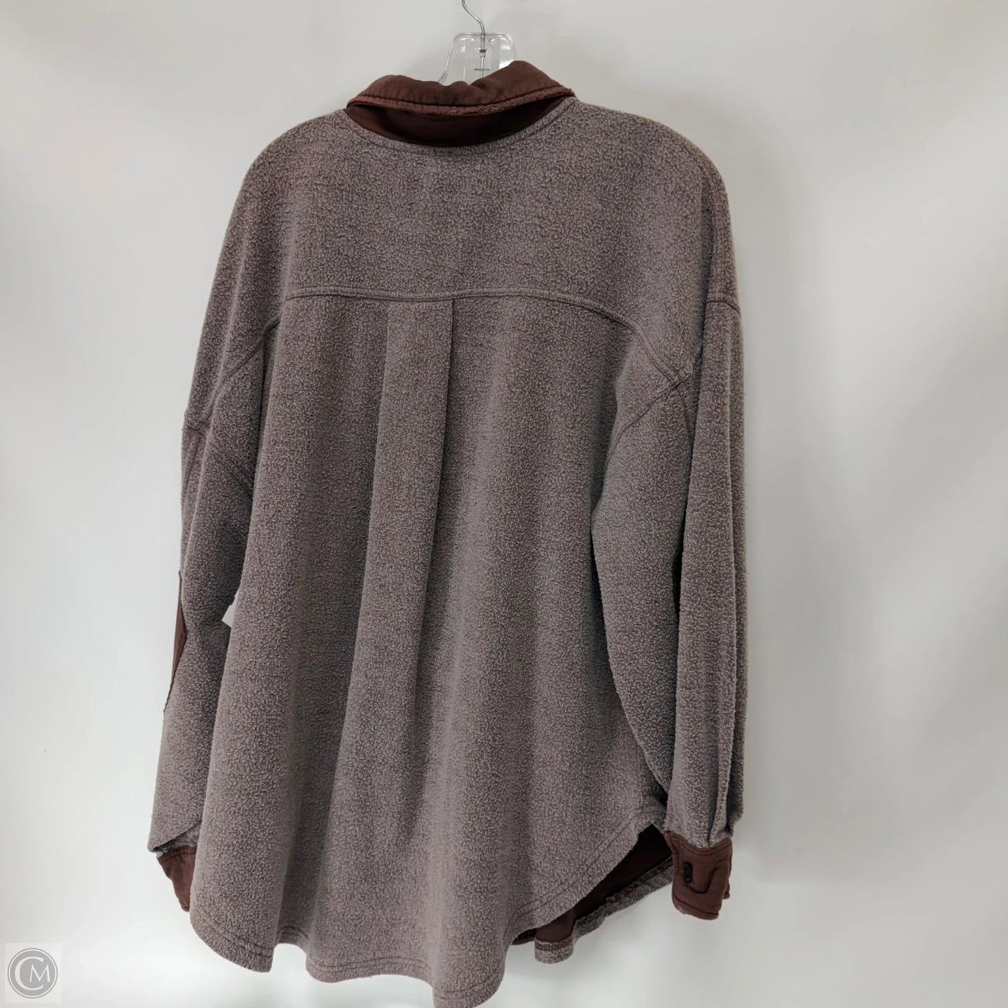 Jacket Shirt By Free People In Mauve, Size: L