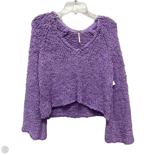Sweater By Free People In Purple, Size: S