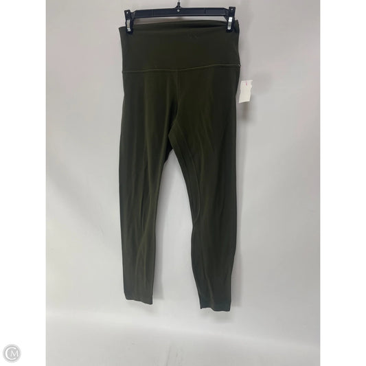 Athletic Leggings By Lululemon In Green, Size: 6