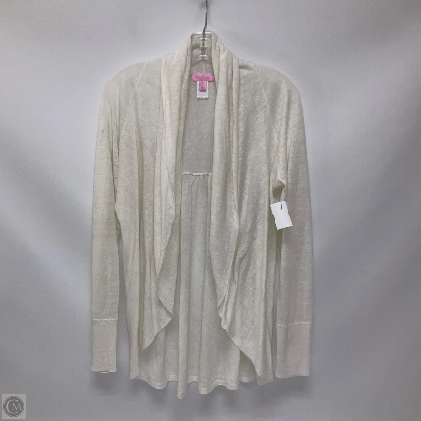 Cardigan Designer By Lilly Pulitzer In White, Size: L