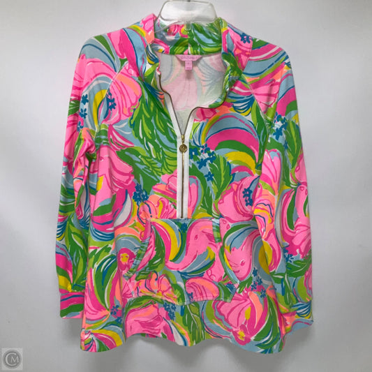 Top Long Sleeve Designer By Lilly Pulitzer In Animal Print, Size: L