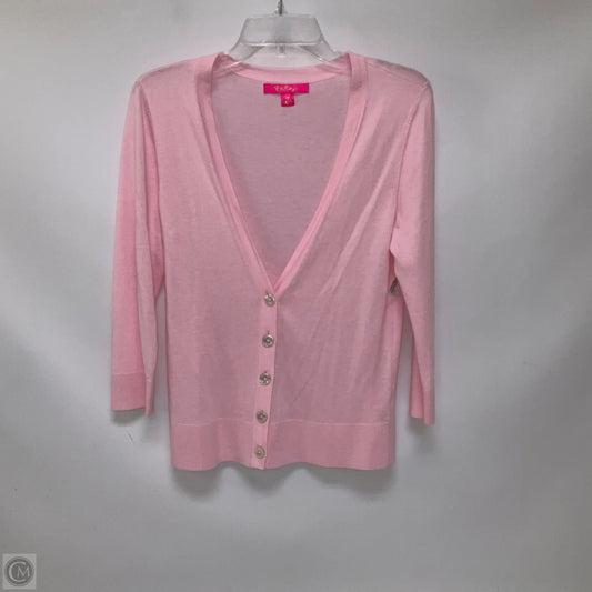 Cardigan Designer By Lilly Pulitzer In Pink, Size: M
