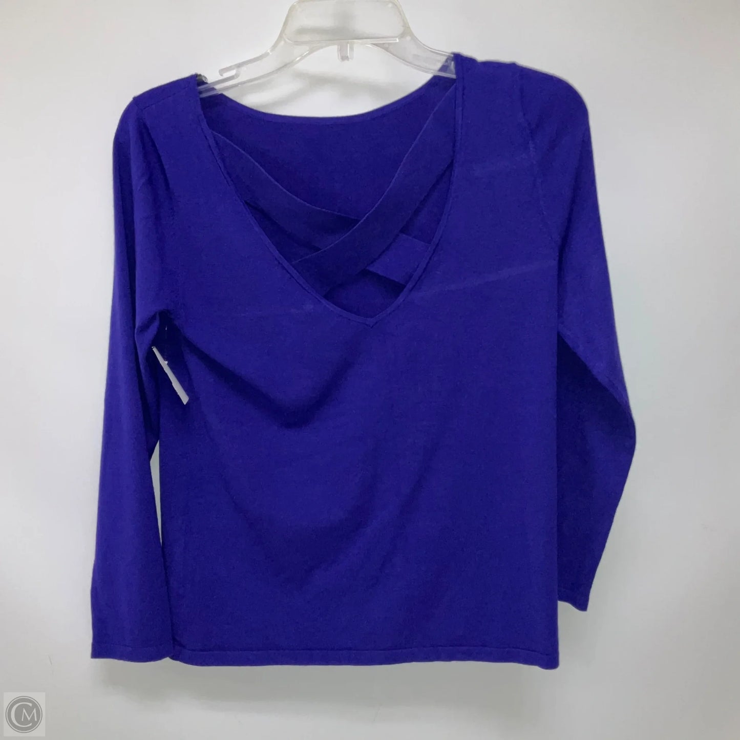 Top 3/4 Sleeve Designer By Lilly Pulitzer In Purple, Size: M