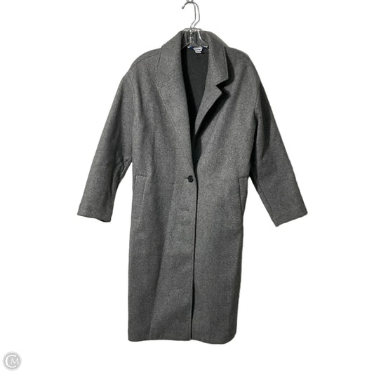 Coat Trench Coat By Old Navy In Grey, Size: S