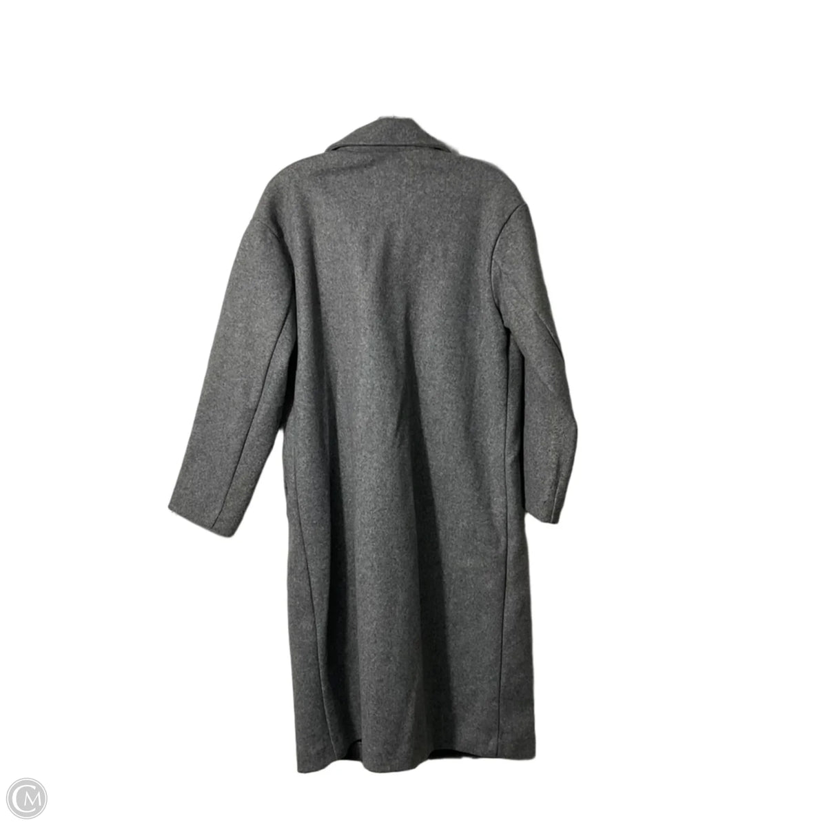Coat Trench Coat By Old Navy In Grey, Size: S