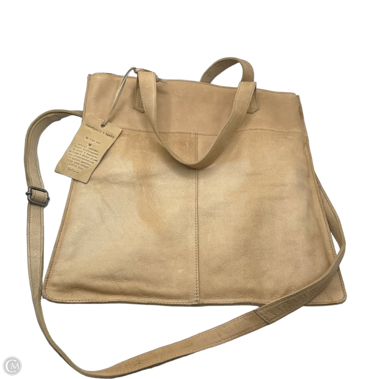 Crossbody Leather By Cmb, Size: Large