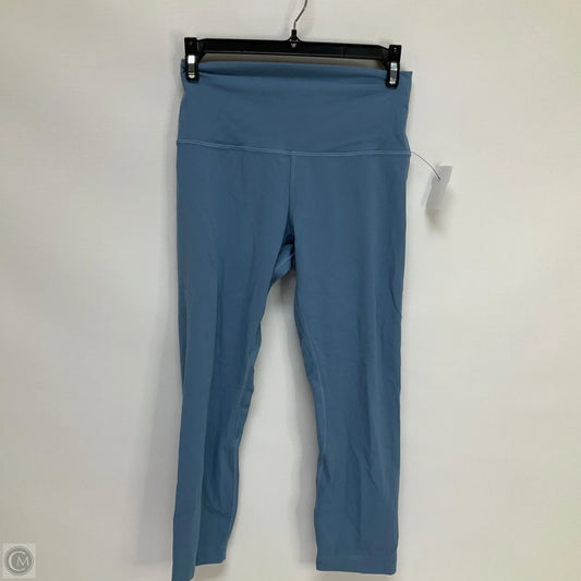 Athletic Leggings By Lululemon In Blue, Size: 6