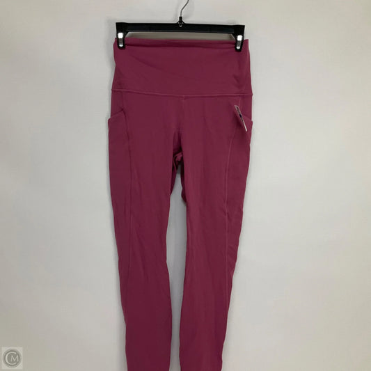 Athletic Leggings By Lululemon In Pink, Size: 6