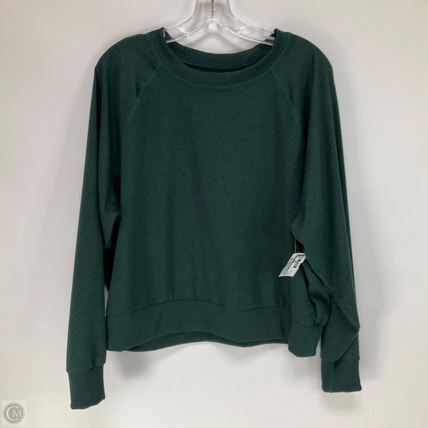 Top Long Sleeve By Quince In Green, Size: Xl