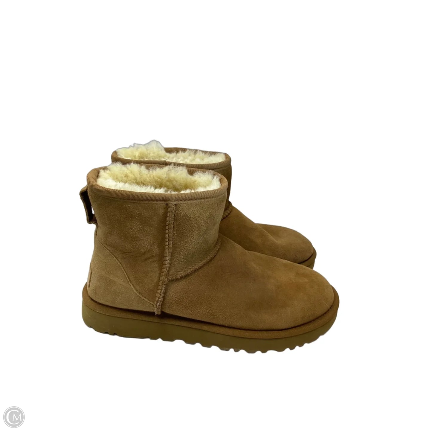 Boots Designer By Ugg In Brown, Size: 8