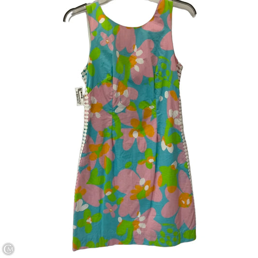 Dress Designer By Lilly Pulitzer In Floral Print, Size: 4