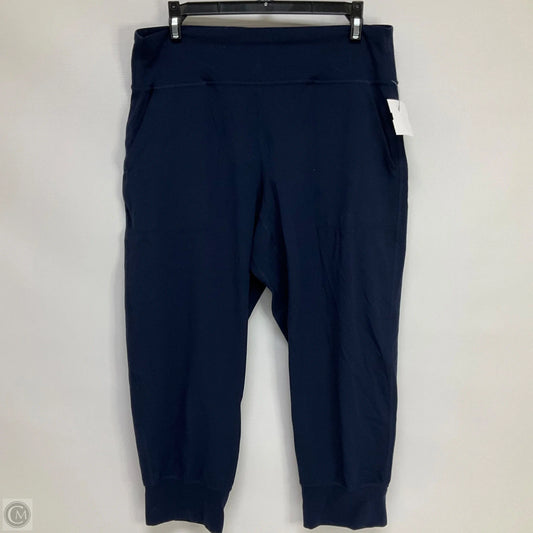 Athletic Leggings By Lululemon In Navy, Size: 12