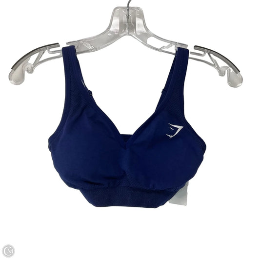 Athletic Bra By Gym Shark In Blue, Size: S