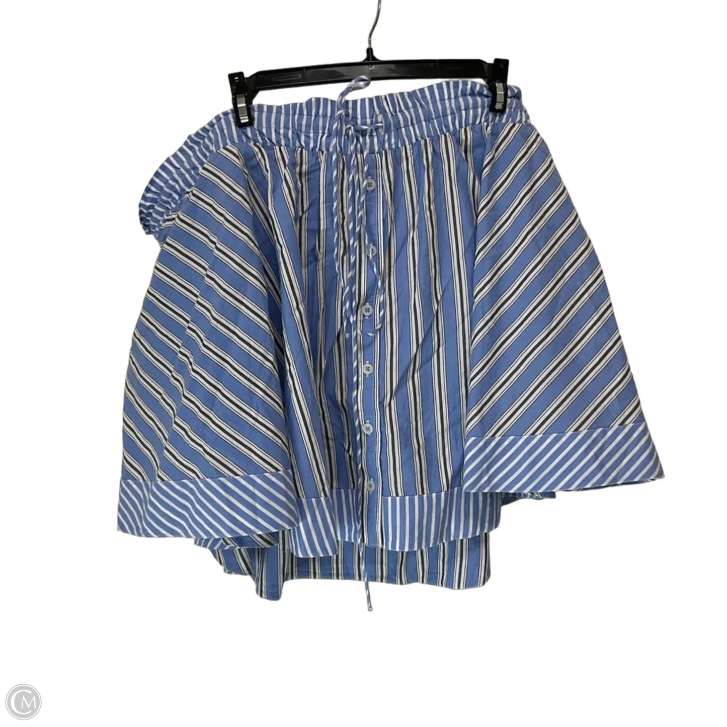 Skirt Mini & Short By Anthropologie In Striped Pattern, Size: 3x