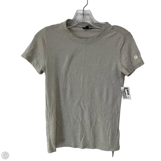 Athletic Top Short Sleeve By Allbirds In Grey, Size: Xs