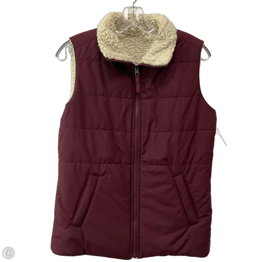 Vest Puffer & Quilted By The North Face In Maroon, Size: S