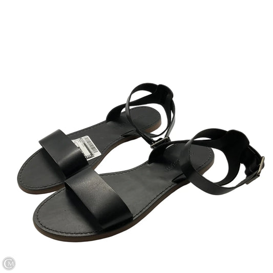 Sandals Flats By Madewell In Black, Size: 8