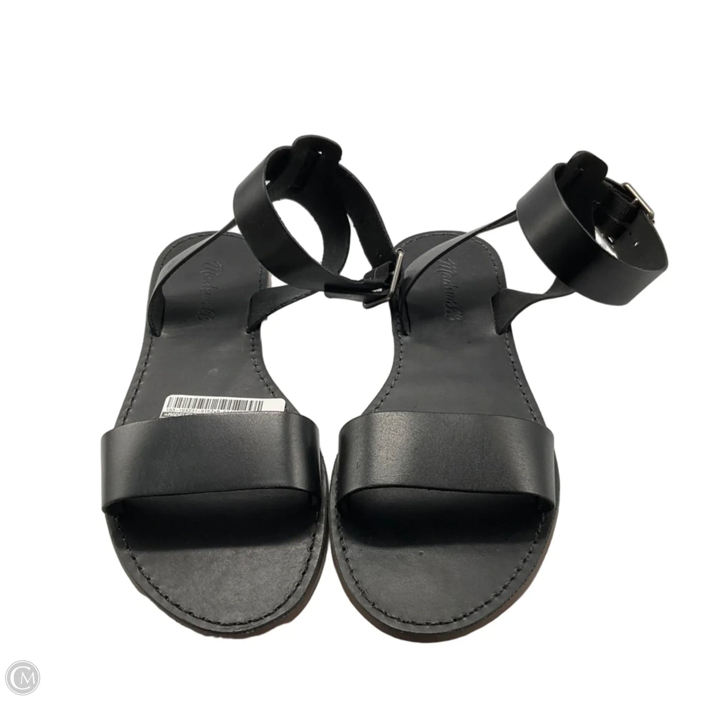 Sandals Flats By Madewell In Black, Size: 8