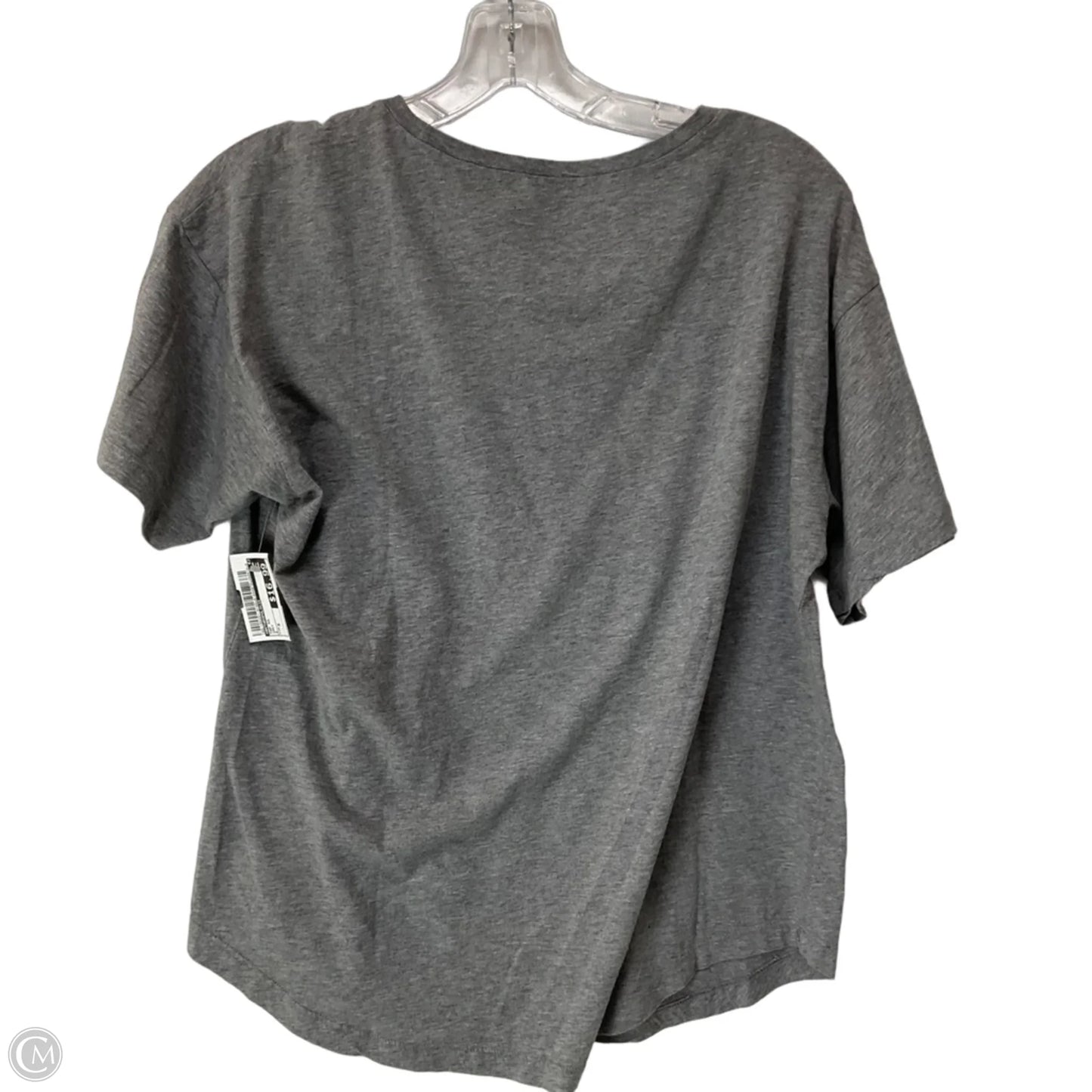 Top Short Sleeve By Anthropologie In Grey, Size: S