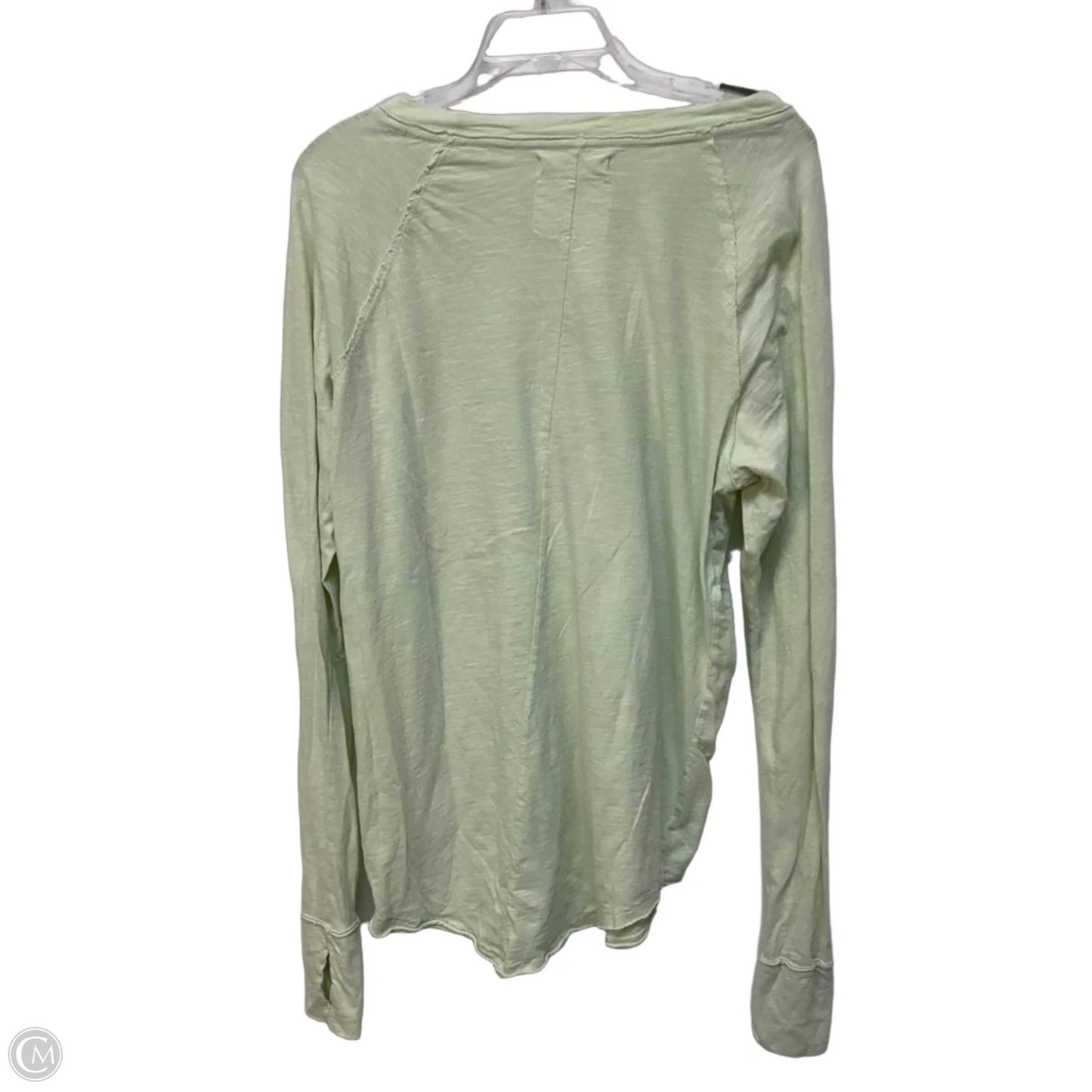 Top Long Sleeve Basic By We The Free In Green, Size: S
