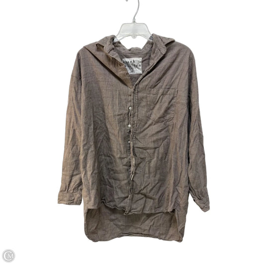 Top Long Sleeve By Frank And Eileen In Plaid Pattern, Size: S