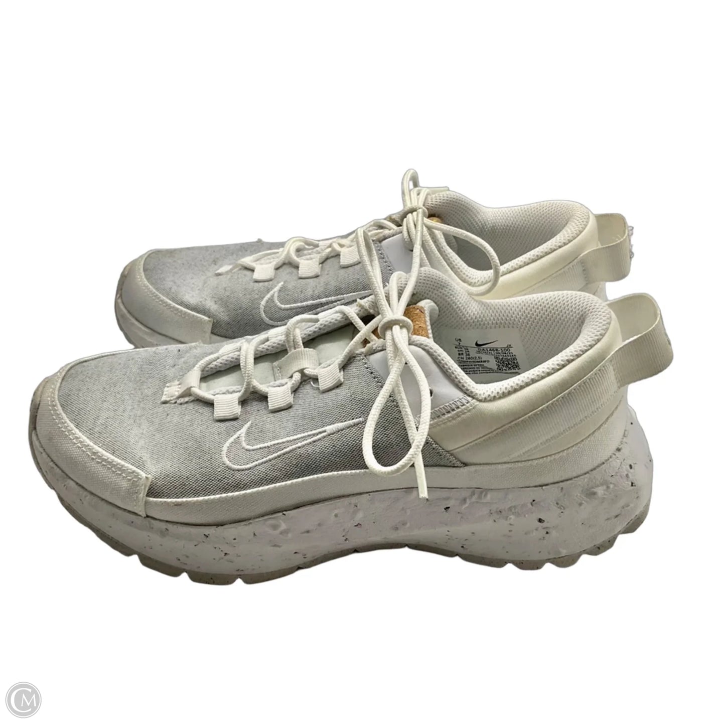 Shoes Athletic By Nike In Grey & White, Size: 7