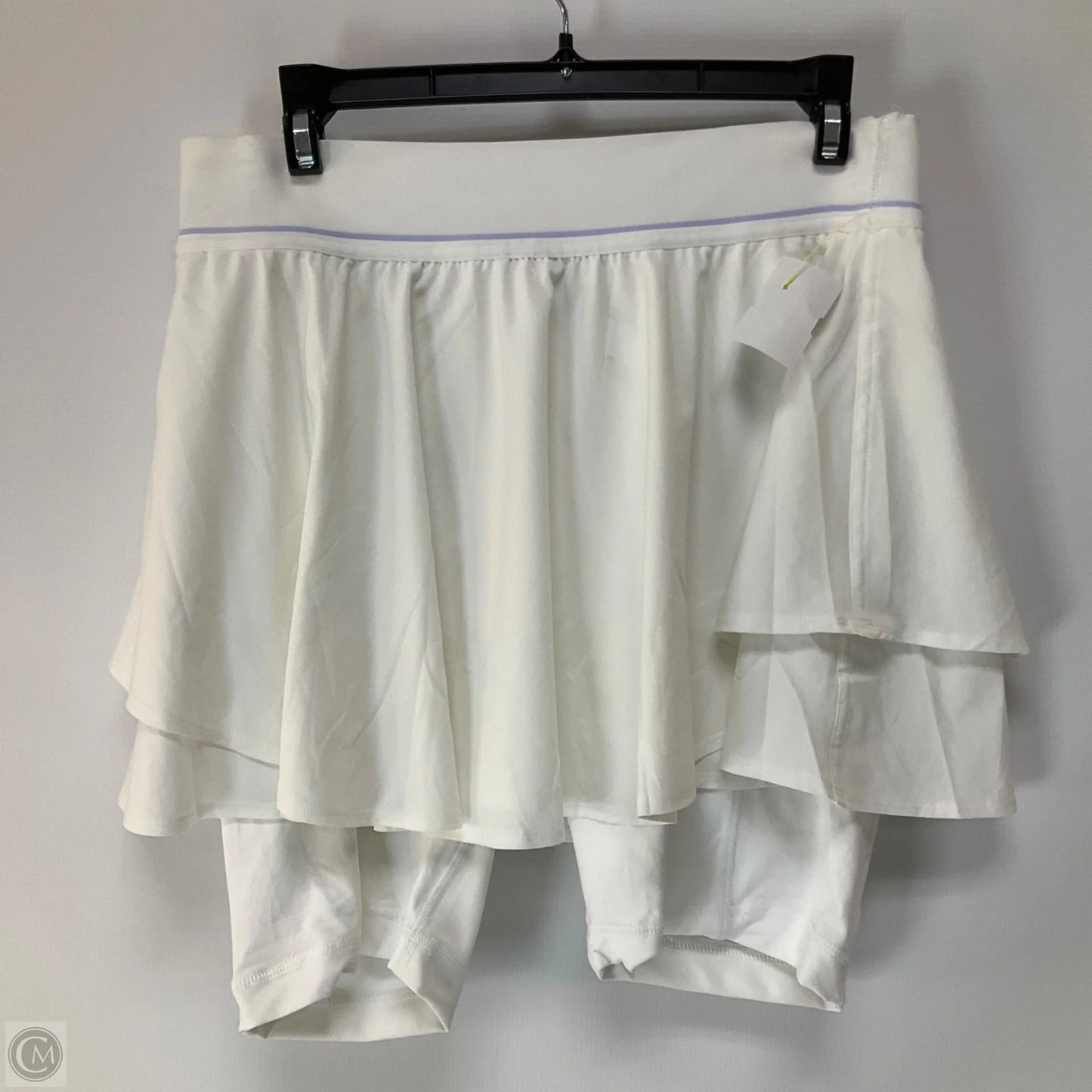 Athletic Skirt By Lululemon In White, Size: 8