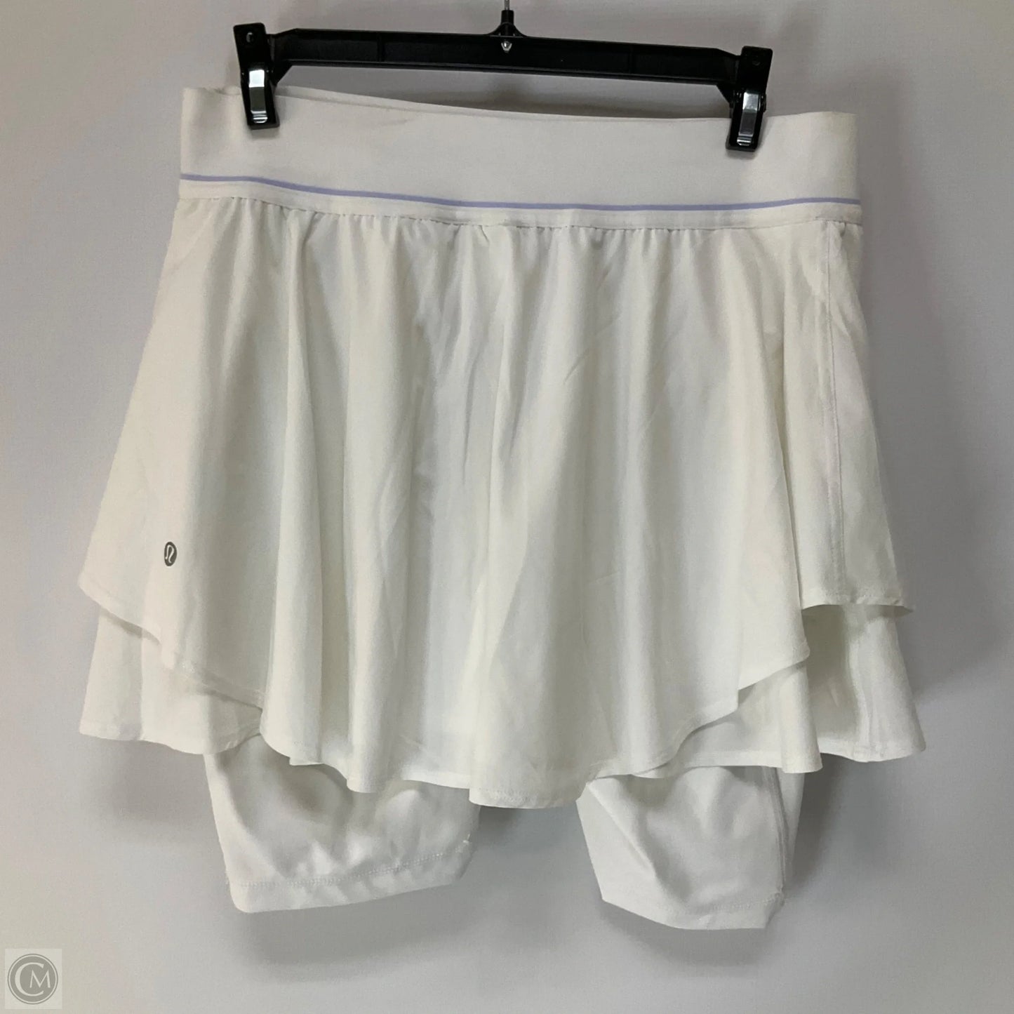 Athletic Skirt By Lululemon In White, Size: 8