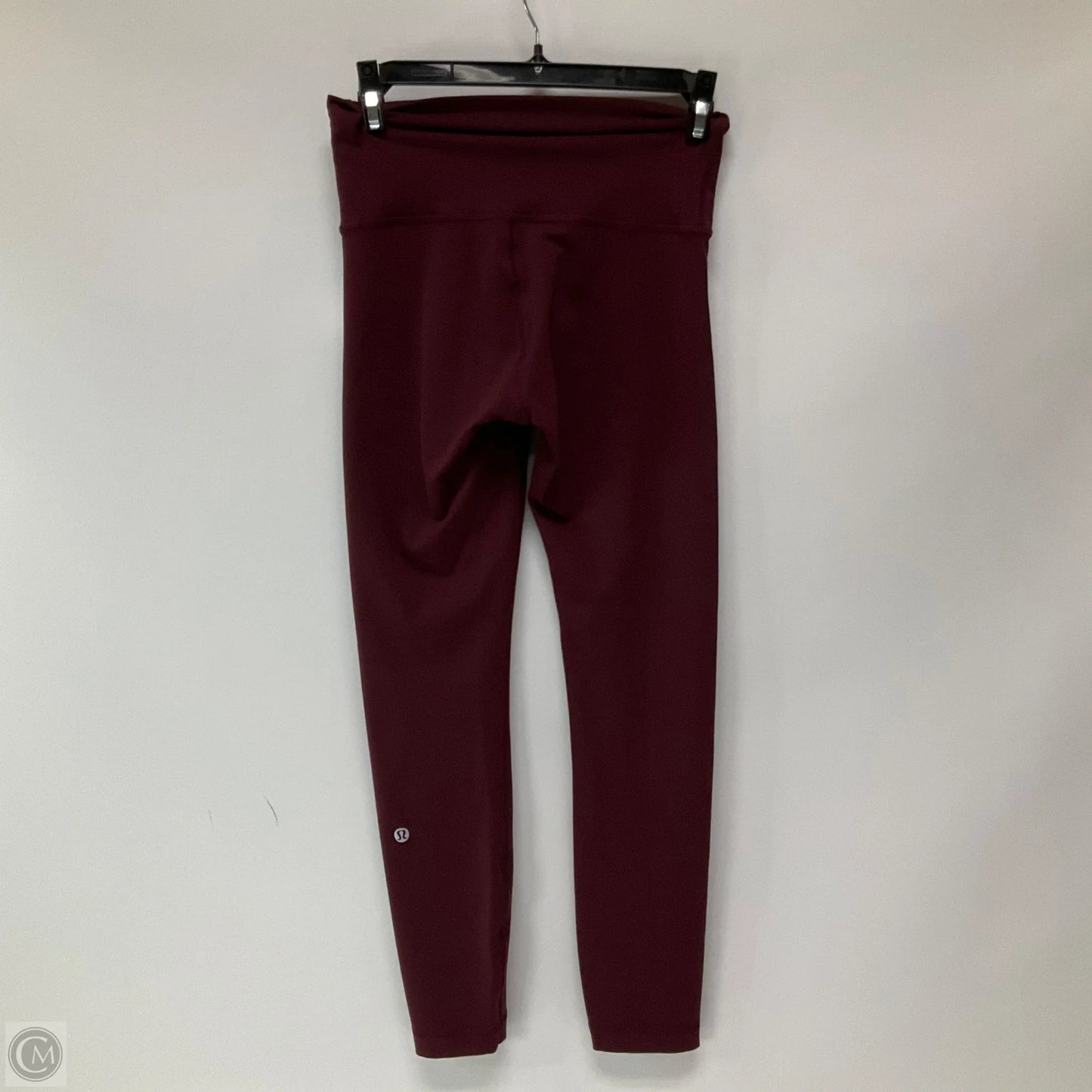 Athletic Leggings By Lululemon In Maroon, Size: Xs