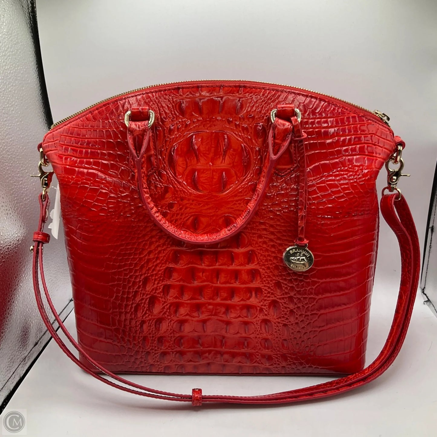 Handbag Designer By Brahmin, Size: Large