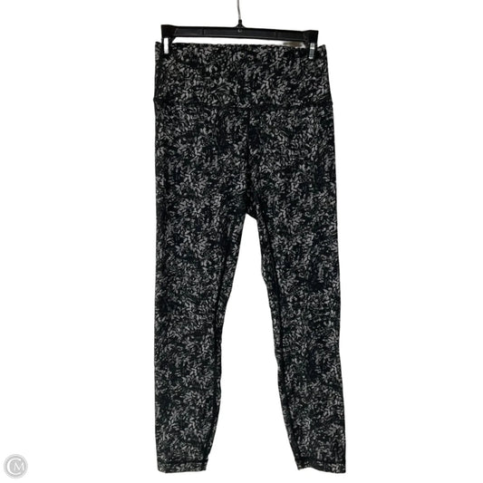 Athletic Leggings By Lululemon In Floral Print, Size: 6