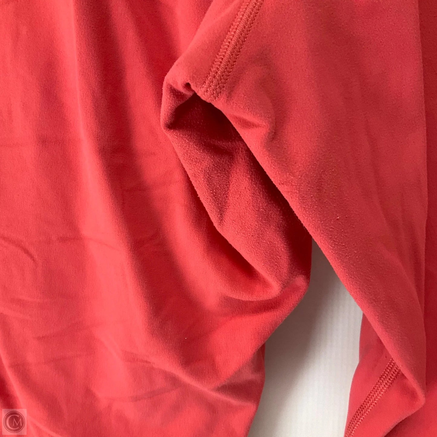 Athletic Capris By Lululemon In Coral, Size: 14