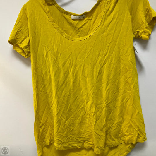 Top Short Sleeve By Wilfred In Yellow, Size: Xs