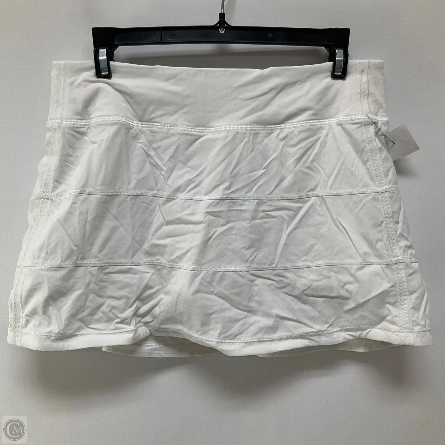 Athletic Skort By Lululemon In White, Size: 8