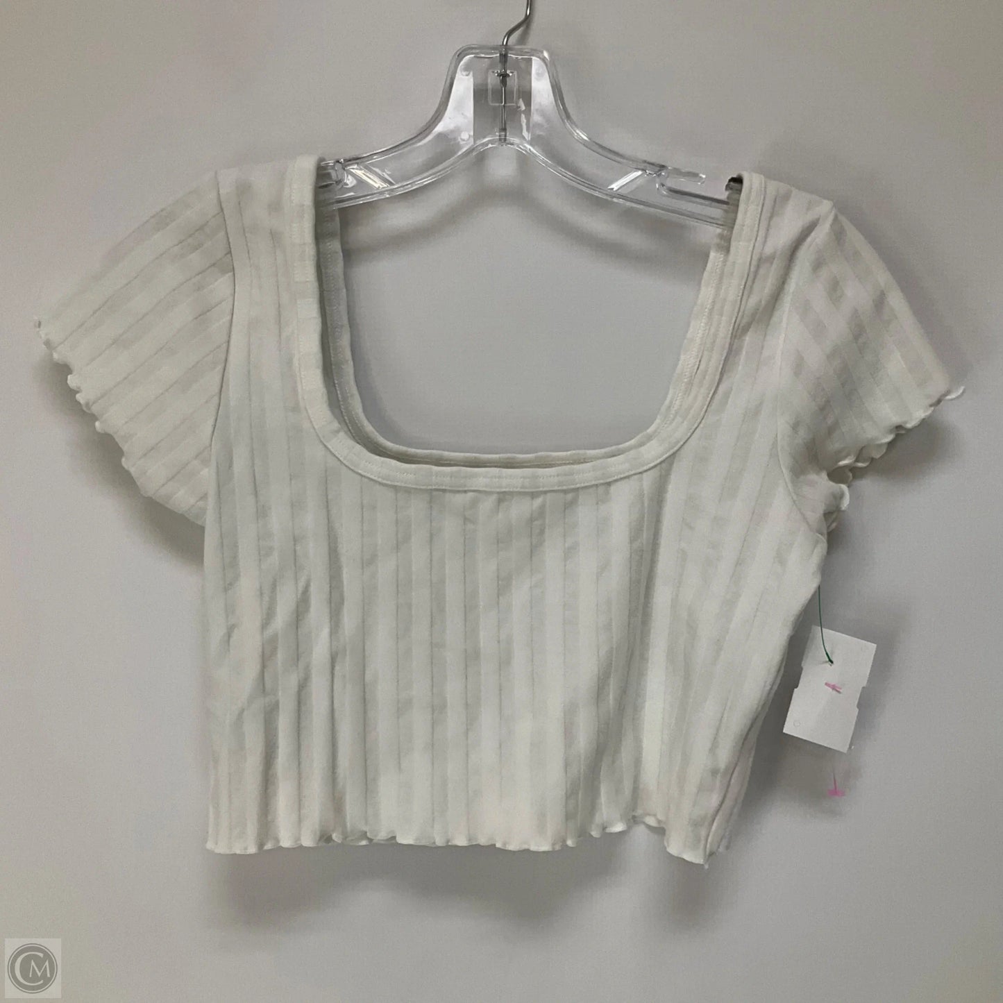 Top Short Sleeve By Offline By Aerie In White, Size: S