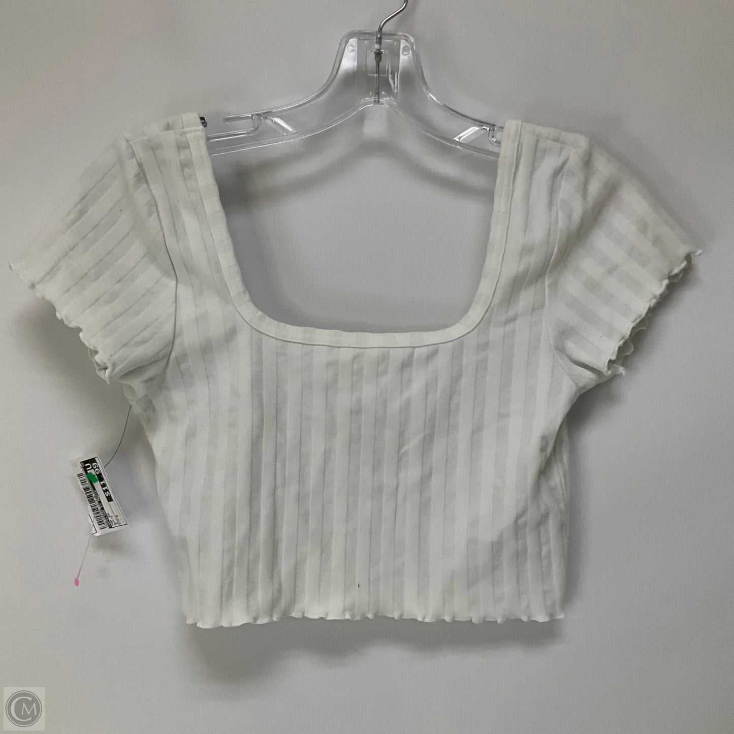 Top Short Sleeve By Offline By Aerie In White, Size: S