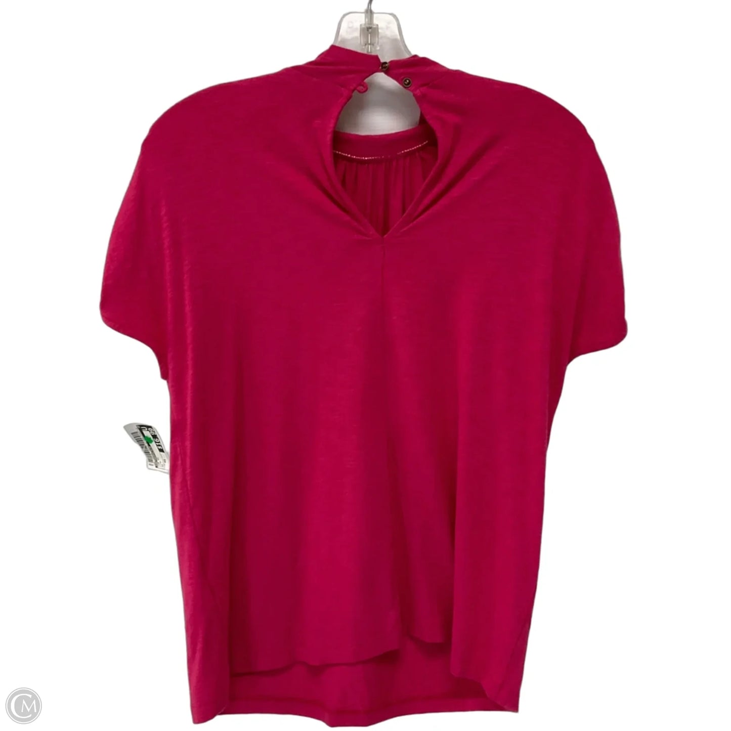 Top Short Sleeve By Anthropologie In Pink, Size: Xs