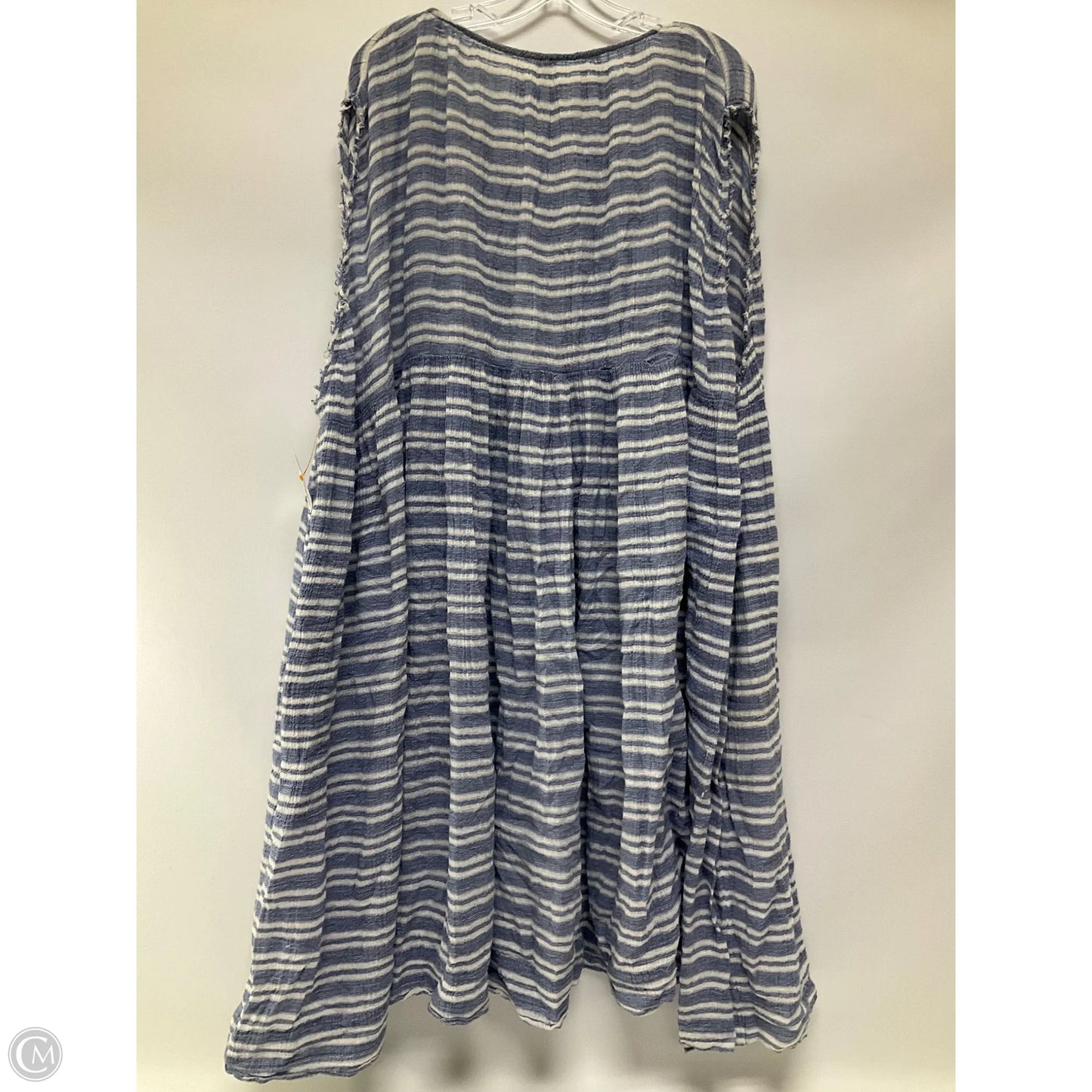 Dress Casual Midi By Free People In Striped Pattern, Size: L