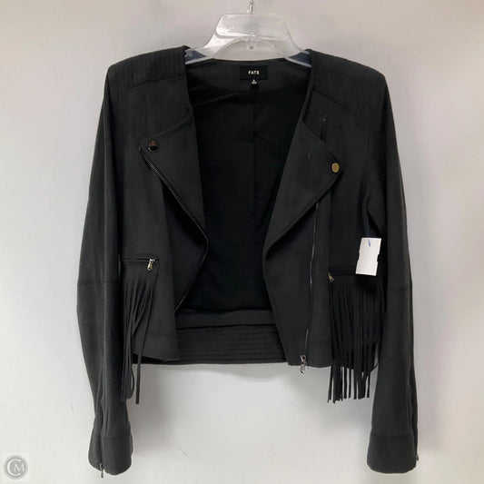 Jacket Moto By Fate In Black, Size: S